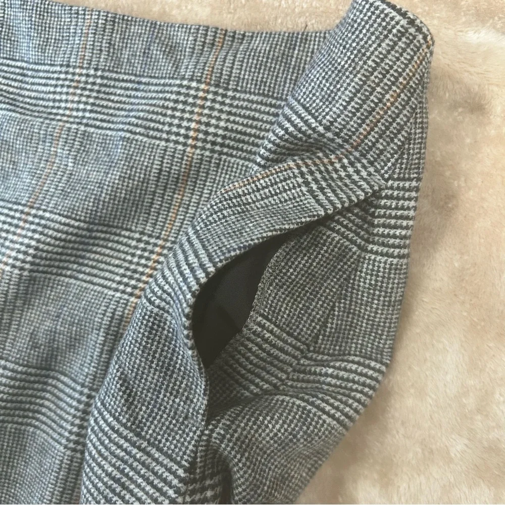 Wilfred aritzia Plaid Mini Skirt Wool Cashmere Preppy Schoolcore 8 runs like 6 - Picture 11 of 11
